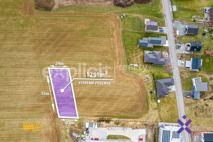 Prodej pozemku pro bydlení, Zubří, 1251 m2