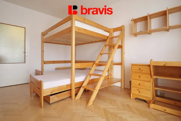 Pronájem bytu 2+kk, Brno - Bystrc, Laštůvkova, 58 m2