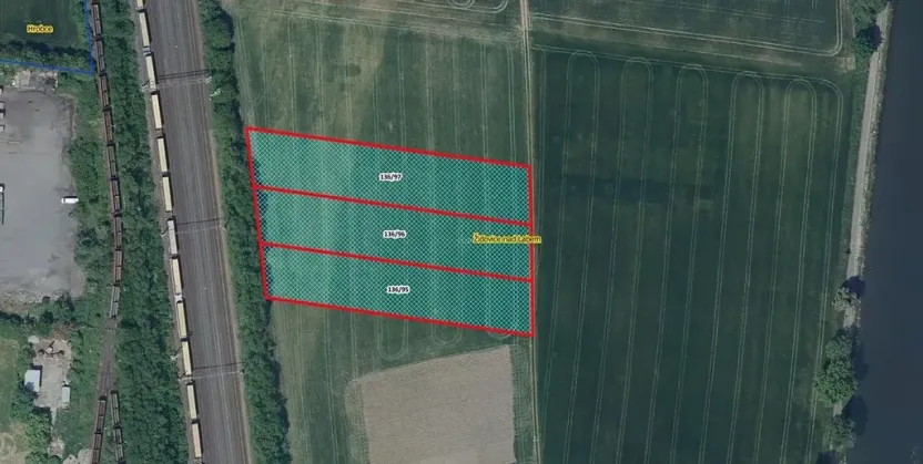 Prodej pole, Židovice, 2455 m2