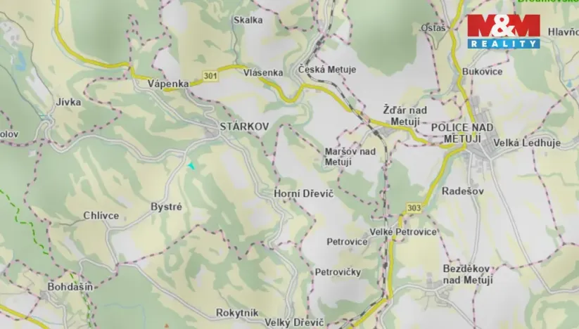 Prodej louky, Stárkov, 3308 m2