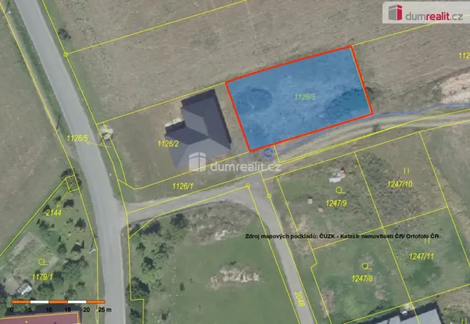 Prodej pozemku pro bydlení, Bělušice, 662 m2