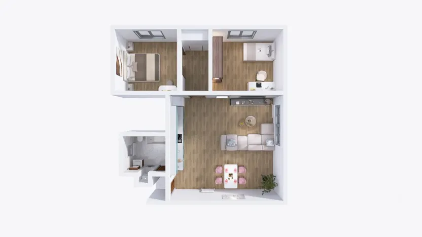 Pronájem bytu 3+kk, Zábřeh, Havlíčkova, 65 m2