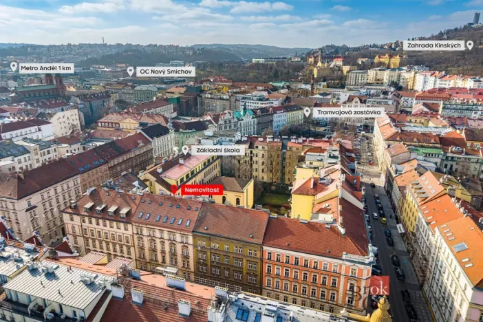 Prodej bytu 3+kk, Praha - Smíchov, Zborovská, 74 m2