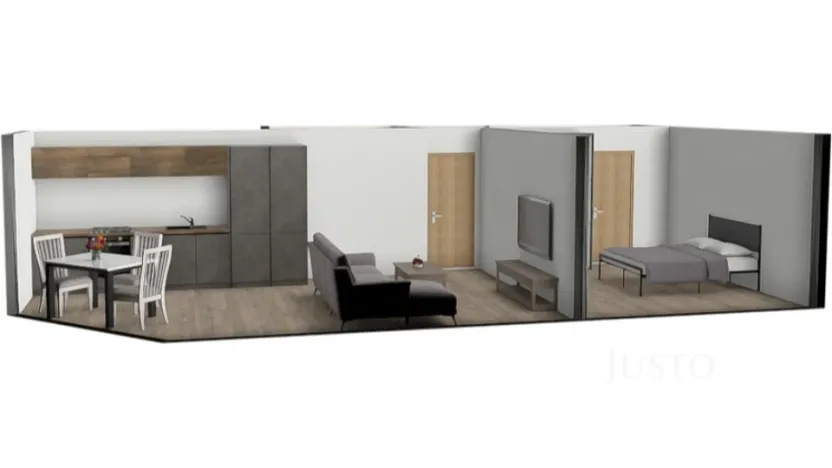 Pronájem bytu 2+kk, Bechyně, Soukenická, 39 m2