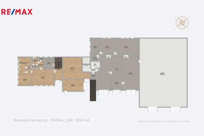 Prodej výrobních prostor, Okříšky, Za tratí, 2224 m2