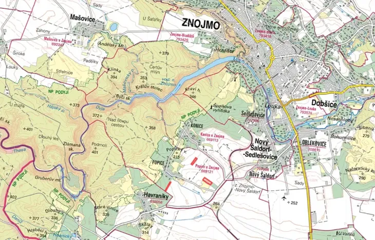 Prodej pole, Znojmo, 25300 m2