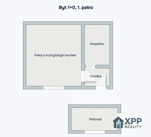 Pronájem bytu 1+kk, Chlum u Třeboně, 22 m2