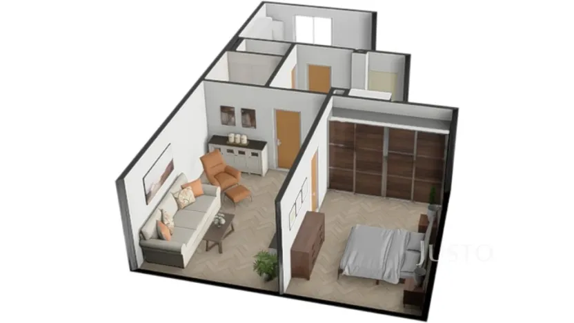 Prodej bytu 2+1, Písek - Budějovické Předměstí, Šafaříkova, 52 m2