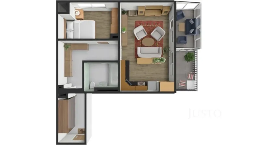 Prodej bytu 2+kk, Písek, Zátavské nábř., 46 m2