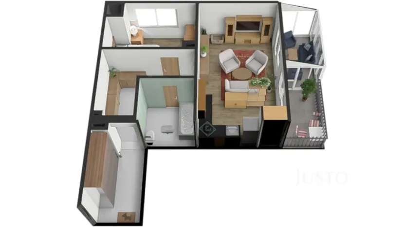 Prodej bytu 2+kk, Písek, Zátavské nábř., 46 m2