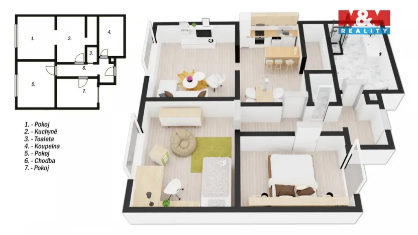 Prodej rodinného domu, Hradec Králové - Kukleny, Pražská třída, 91 m2