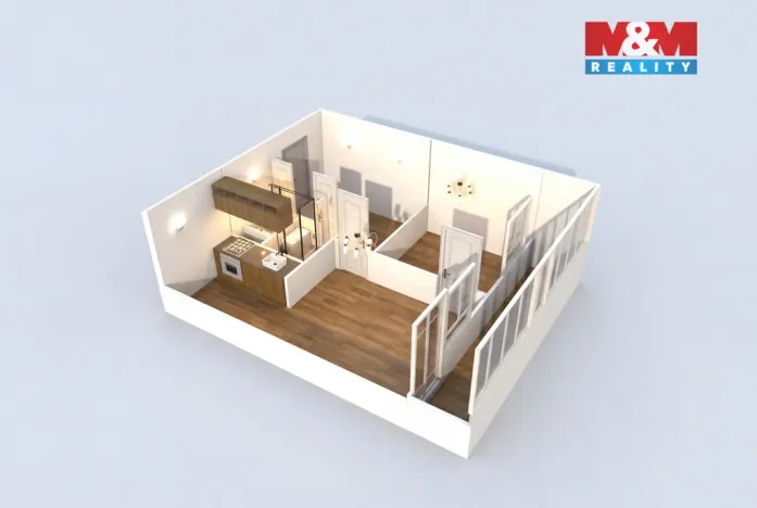 Prodej bytu 2+kk, Kladno - Kročehlavy, Polská, 48 m2