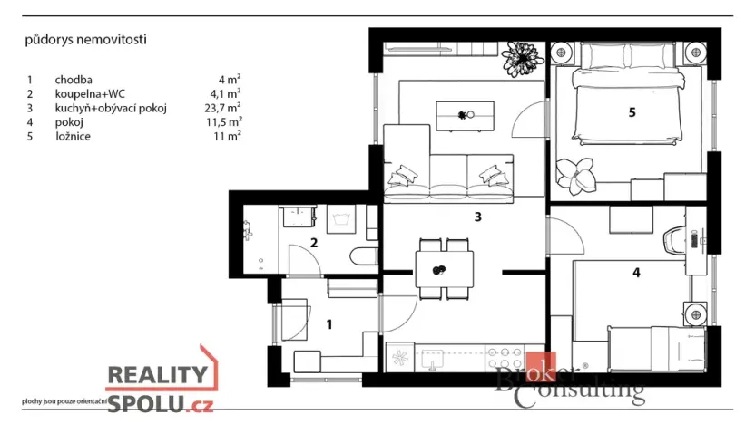 Prodej rodinného domu, Kladno - Švermov, Palackého, 69 m2