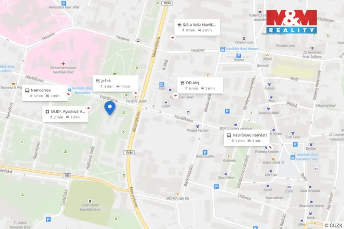 Prodej bytu 3+1, Havlíčkův Brod, Havlíčkova, 57 m2