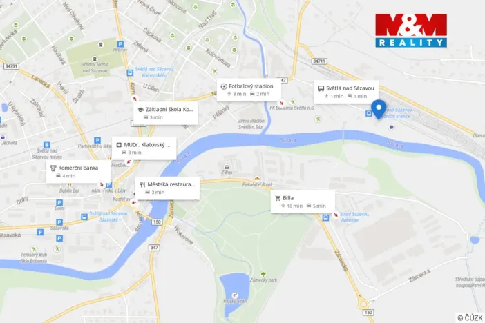 Pronájem bytu 3+1, Světlá nad Sázavou, Nádražní, 143 m2