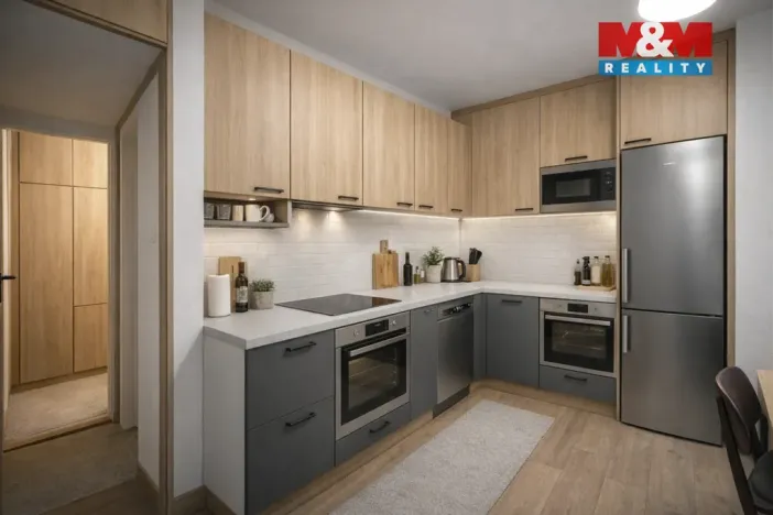 Prodej bytu 2+1, Brno - Staré Brno, Trýbova, 52 m2