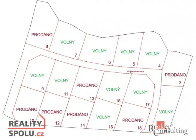 Prodej pozemku pro bydlení, Hlubočec, 854 m2