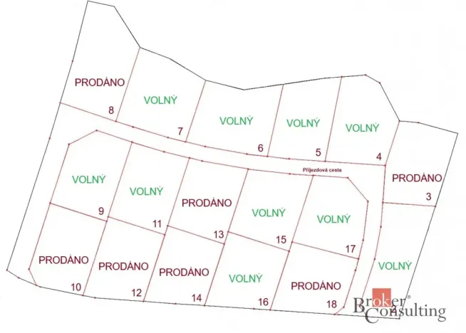 Prodej pozemku pro bydlení, Hlubočec, 854 m2