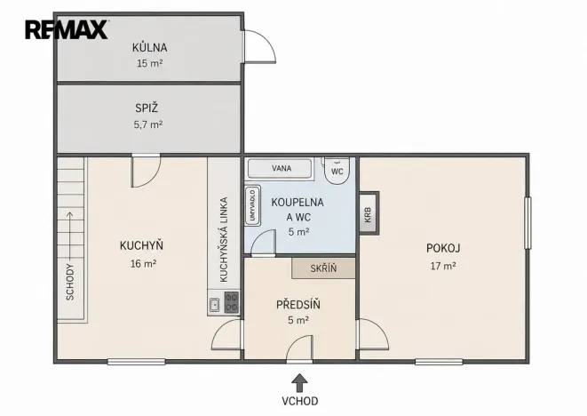 Prodej rodinného domu, Měňany, 120 m2