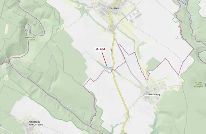 Dražba pozemku, Březník, 47 m2