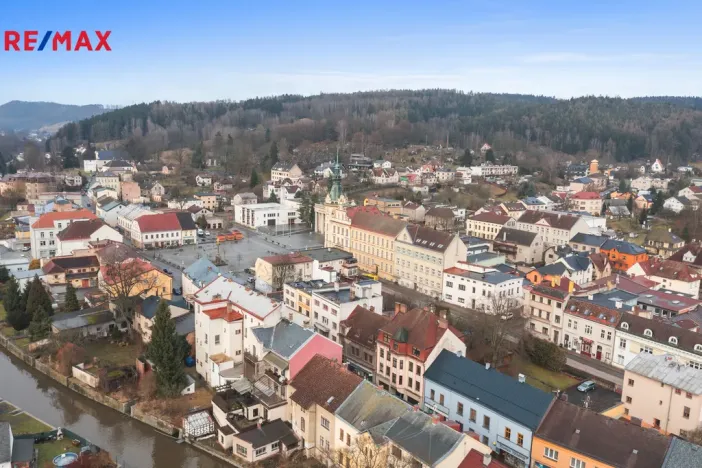 Prodej činžovního domu, Hronov, T. G. Masaryka, 620 m2