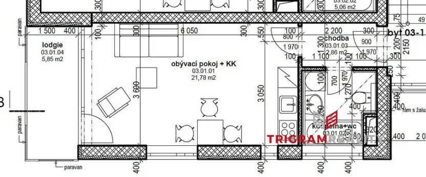 Pronájem bytu 1+kk, Hradec Králové - Nový Hradec Králové, Slunečná, 29 m2