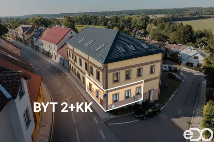 Pronájem bytu 2+kk, Miletín, Komenského, 49 m2