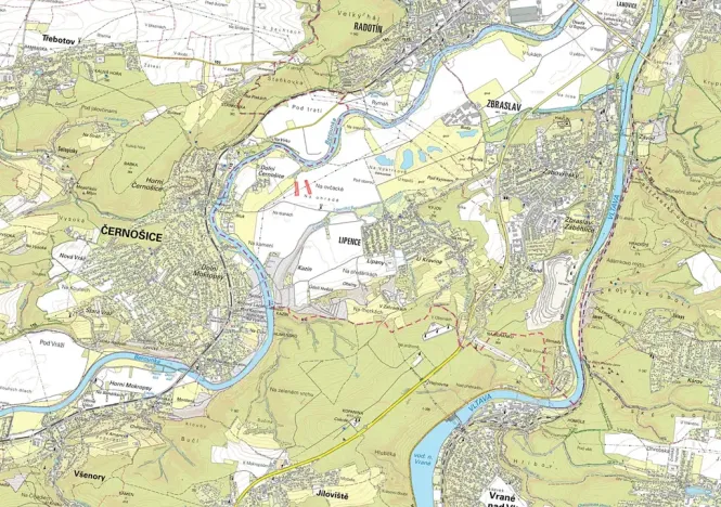 Prodej pole, Praha - Lipence, 10433 m2