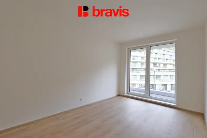 Pronájem bytu 2+kk, Brno - Komín, Bystrcká, 55 m2