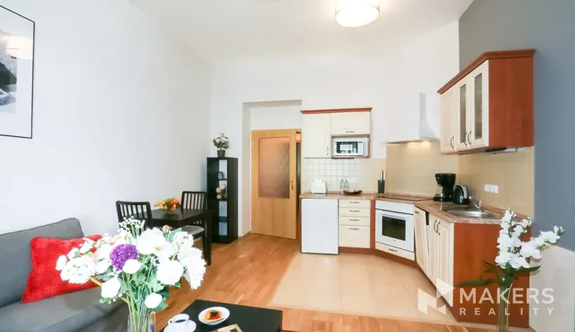 Pronájem bytu 2+kk, Praha - Vinohrady, Na Kozačce, 40 m2