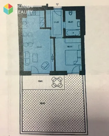 Pronájem bytu 2+kk, Beroun, Duslova, 53 m2