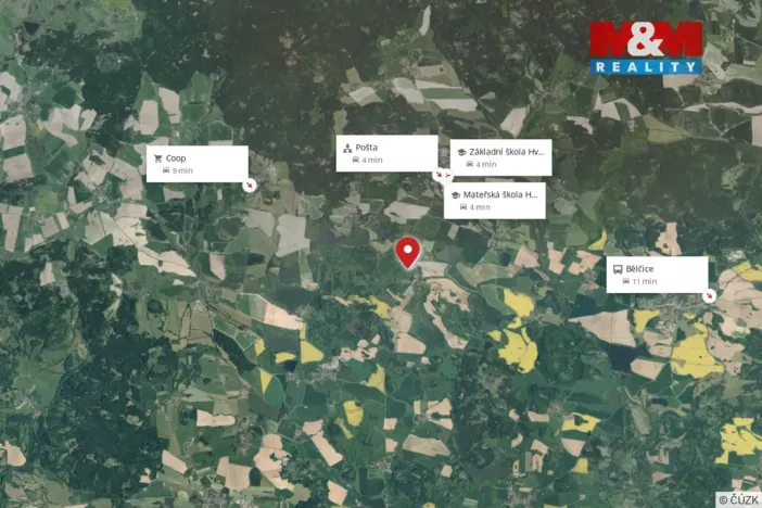 Prodej louky, Březí, 11766 m2