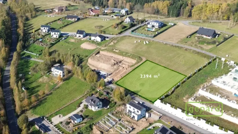 Prodej pozemku pro bydlení, Jeřmanice, 2394 m2