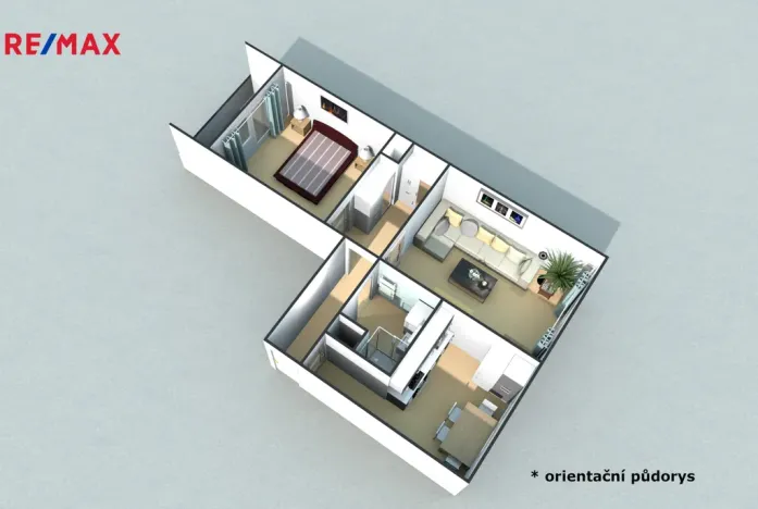 Pronájem bytu 2+1, Olomouc - Nová Ulice, Vojanova, 57 m2
