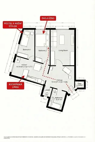 Prodej bytu 2+1, Praha - Žižkov, Basilejské náměstí, 73 m2
