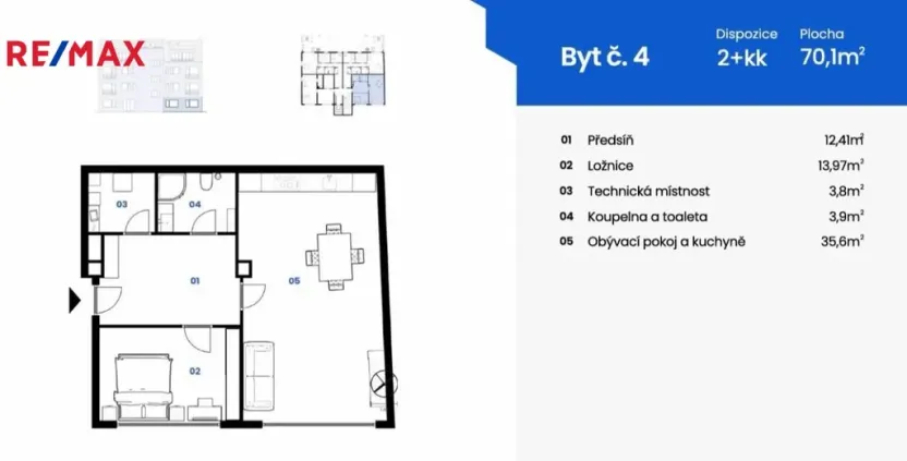 Prodej bytu 2+kk, Karlovy Vary, Moskevská, 70 m2