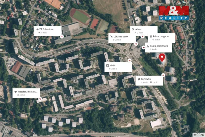 Pronájem bytu 2+1, Liberec - Liberec VI-Rochlice, Pastelová, 38 m2