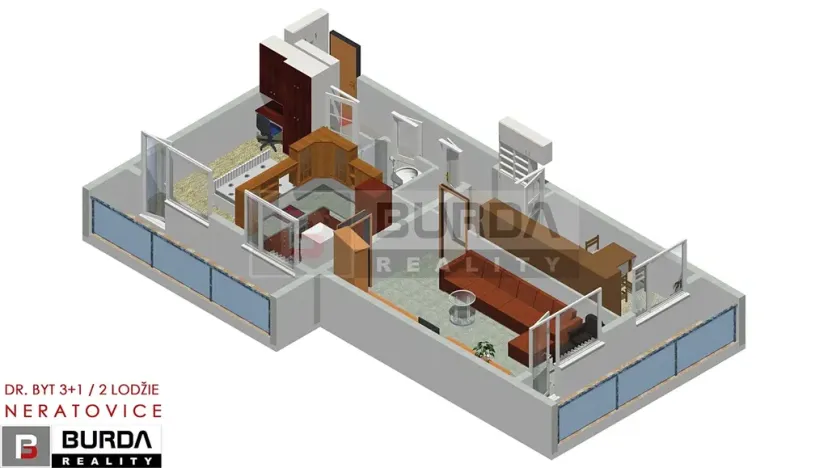 Prodej bytu 3+1, Neratovice, Na Skalkách, 81 m2