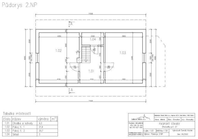 Prodej rodinného domu, Chorušice - Choroušky, 111 m2