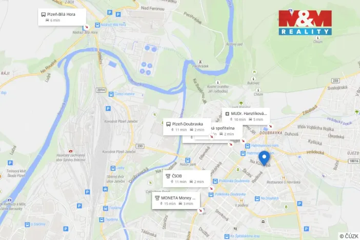 Prodej bytu 3+1, Plzeň, Na Kovárně, 70 m2