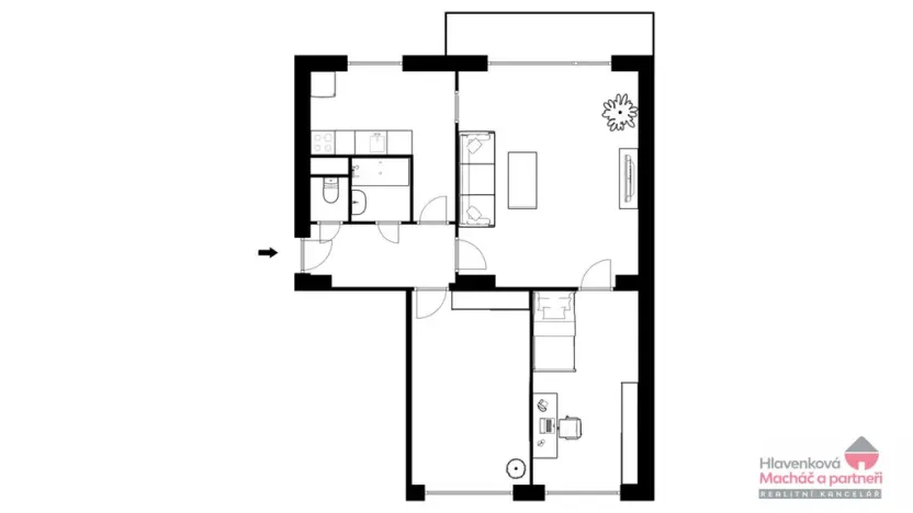 Prodej bytu 3+1, Praha - Žižkov, Spojovací, 65 m2