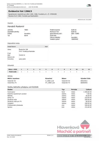 Prodej bytu 2+1, Frenštát pod Radhoštěm, Školská čtvrť, 58 m2
