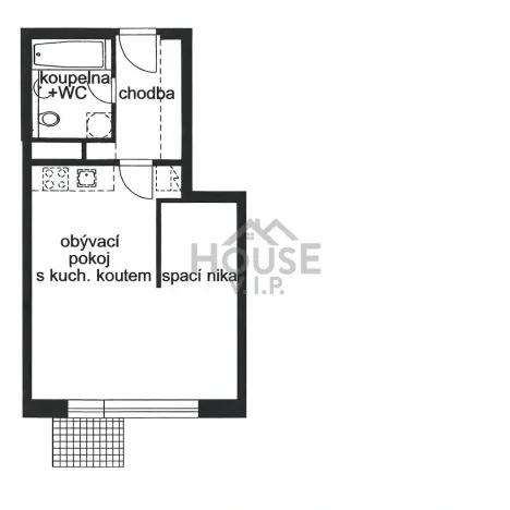 Prodej bytu 1+kk, Praha - Troja, Hnězdenská, 40 m2