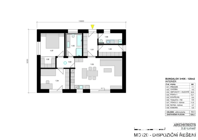 Prodej rodinného domu, Vojkov, 93 m2