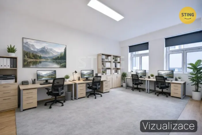Pronájem kanceláře, Zlín, třída Tomáše Bati, 108 m2