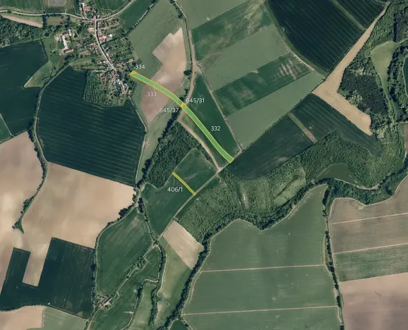 Prodej pole, Honětice, 21994 m2