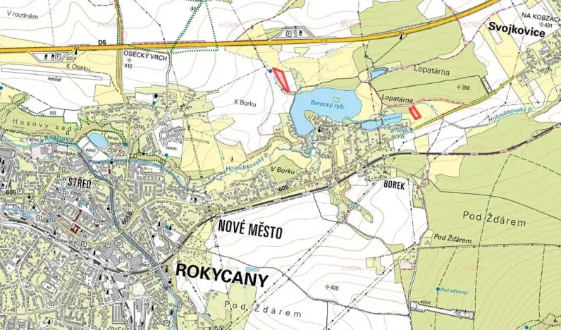 Prodej pole, Rokycany, 5992 m2