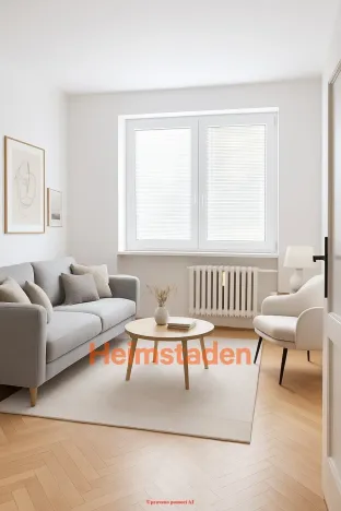 Pronájem bytu 1+1, Ostrava - Mariánské Hory, Zelená, 38 m2