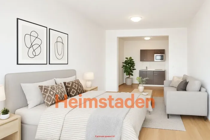 Pronájem bytu 1+kk, Ostrava - Poruba, Matěje Kopeckého, 28 m2