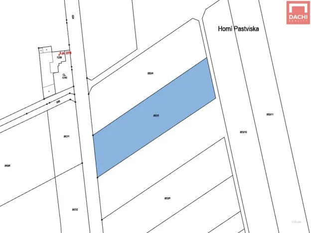 Prodej komerčního pozemku, Olomouc - Nemilany, 3866 m2